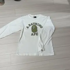 a bathing ape vintage 90s ロングスリーブtシャツ - メルカリ