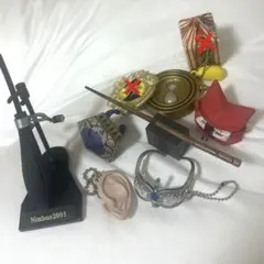 ハリーポッター ガチャガチャ 7個セット ミニチュア キーホルダー