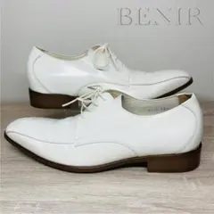 【美品】BENIR パーティー 式典 ドレス ウェディングシューズ 26.5□