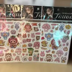 可愛らしいベイビースリーのタトゥーステッカー3シート