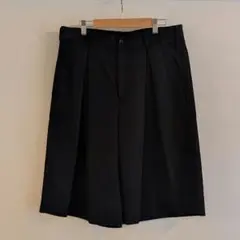 BLACK COMME des GARCONSの黒のショーツ 1I-P006のサムネイル