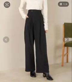 hinari ラップタックパンツ　Ｓsize ブラックのサムネイル