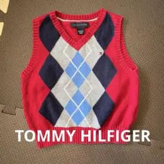 トミーヒルフィガー アーガイル ベビーベスト