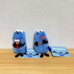 GiGO限定 パペットスンスンぬいぐるみマスコット snow ver 2点セット