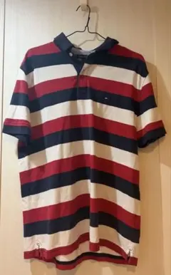 TOMMY HILFIGER ボーダー ポロシャツ Lサイズのサムネイル