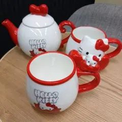 レトロ❗️Hello Kitty 魔法瓶ポット マグカップセット - メルカリ
