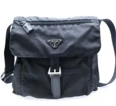 PRADA プラダ テスートナイロン クロスボディ ショルダーバッグ ブラック系