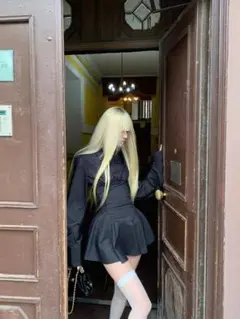 大人ベロアミニドレス✭女子会デートに差をつける一枚