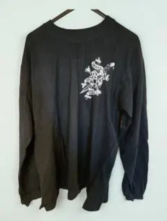 【Ed Hardy】タグ付き　3L　ブラック　ロンＴ　長袖Ｔシャツ