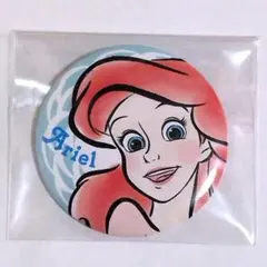 ディズニーストア 缶バッジ リトルマーメイド アリエル