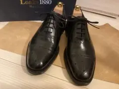 極美品 Loake 1880 STRAND セミブローグ ブラックのサムネイル