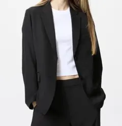 【着用回数2回】UNIQLO感動ジャケット黒XL