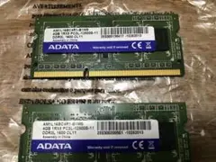 ADATA 4GB DDR3L 1600MHz メモリ AM1L16BC4R1-
