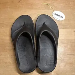 OOFOS リカバリーサンダル ブラックのサムネイル