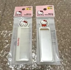 韓国　DAISO ハローキティ コーム・ミラーのサムネイル