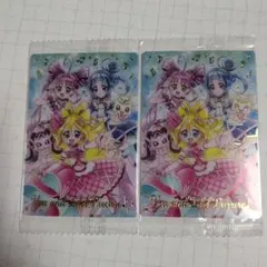カード　プリキュア　ウエハース　キミとアイドルプリキュア
