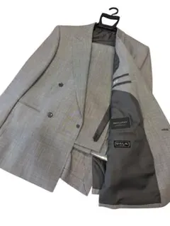 BELLUMORE グレー ダブルブレストジャケット スーツ上下セット　スーツ