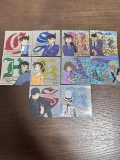 名探偵コナンプラザ　キラキライニシャルステッカー　10枚セット