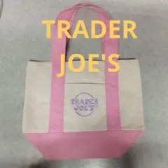 トレーダージョーズ　トートバッグ　ピンク