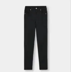 ハイウエストスキニーデニム ブラック　ユニクロ　GU スキニーパンツ　サイズ64