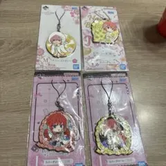 五等分の花嫁　ラバーストラップ4個セット