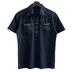 00s Y2K Layered Polo Cut Sew Grunge - メルカリ