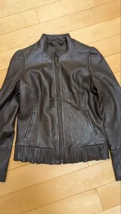 ロートレアモン　ラムレザージャケット　羊革　黒　サイズ3