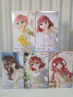 【新品未開封】五等分の花嫁＊　ドレス　フィギュア　5種　コンプ　セット