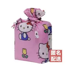 BAGGU × Hello Kitty キティ 巾着ポーチ ピンク 新品未使用のサムネイル