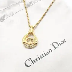 3037-1 極美品✨ Dior ネックレス CD ロゴ 希少 刻印 - メルカリ