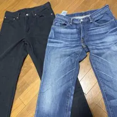 LEVI'S リーバイス 505デニムパンツ&533ブラックデニム 2枚セット