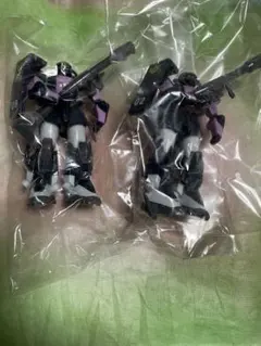 ガンダム　黒い三連星仕様ザク高機能■モビルスーツ彩色済みフィギュア