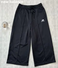 New Balanceワイドパンツ レディース M ブラック スウェットパンツ
