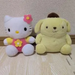 キティ ポムポムプリン ぬいぐるみセット