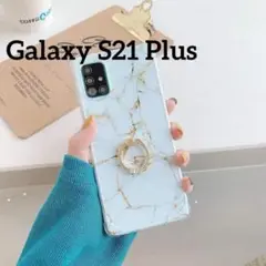 Galaxy S21+ S21 Plus ケース リング付き 薄型 軽量