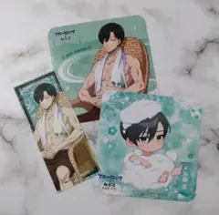 ブルーロック 極楽湯 特典コースター 和紙風ステッカー