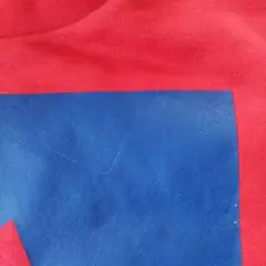 多少難有　新品 adidas トレーナー 赤 青