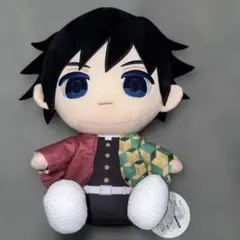 新品✨鬼滅の刃 ぬいぷりけおすわりBIG 冨岡義勇 ぬいぐるみ ④ - メルカリ