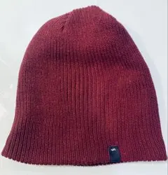 RVCA バーガンディ エンジ ワイン色 ニット帽 ビーニーのサムネイル