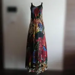 Desigualフラワープリント マキシドレス