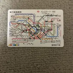 レア【新品/未使用】メトロカード 発売記念 帝都高速度交通営団 昭和レトロ 帝都高速度交通営団 メトロ発売記念 メトロカード レア マニア 希少 限定