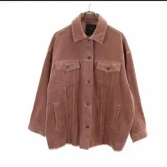 ZARA ザラ　コーデュロイ　ジャケット　シャツ　ピンク