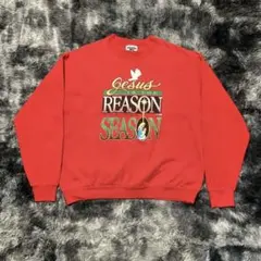 90s USA製 Lee 1997年 両面プリント スウェット 赤 L
