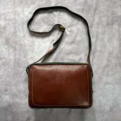 LOEWE shoulder bag anagram brown y2k 00s