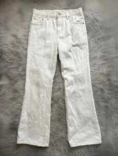 masonprince M.P studios 白デニム　ストレート