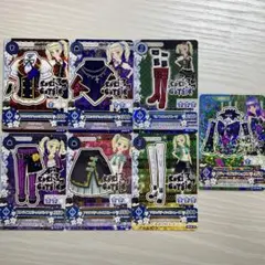 アイカツ ロリゴシック オディールスワン 他 藤堂ユリカ 氷上すみれ 7枚セット