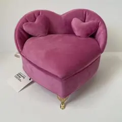 【新品未使用】flying tiger ハート ソファー 型 ジュエリーボックス