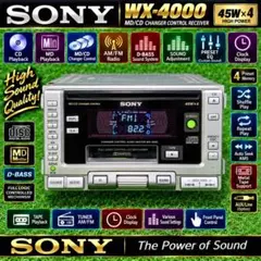 SONY WX-4000 MD/CDチェンジャーコントロール
