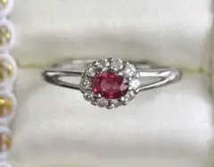 ルビーリング フリーサイズ Silver925