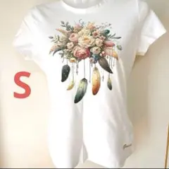 新品タグ付き GUESS ゲス レディース Tシャツ S オーガニックコットンのサムネイル